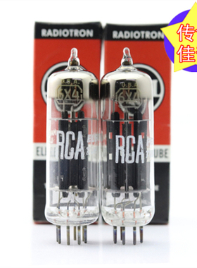 精选全新美国原盒RCA 6X4/EZ90/CV493/6Z4/6202带方环6x4电子管