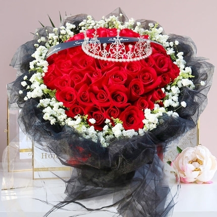 南京鼓楼区广场西站阅江楼三牌楼新街口五台山红玫瑰生日鲜花店