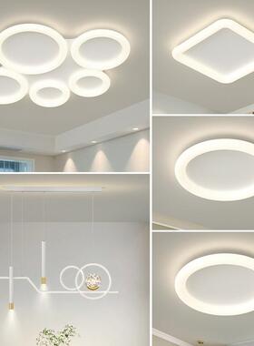 客灯现代书简约大气创意个极性圆形北欧简卧室房85195厅组合套餐