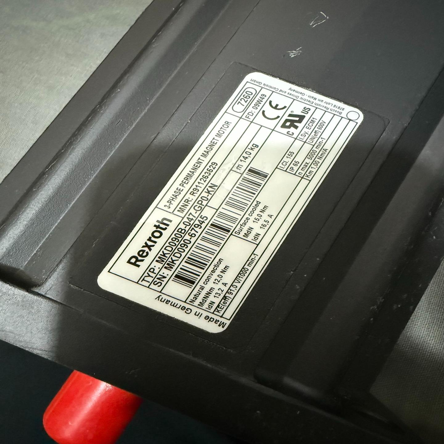 力士乐电机 MKD090B-047-GP0-KN【南风商行】