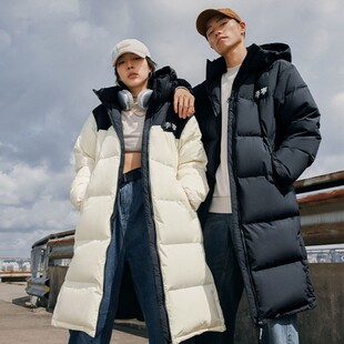 李宁火锅羽绒服长款男2024冬季运动羽绒衣秋冬保暖外套运动服大衣