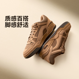 李宁月白2MID丨板鞋男款冬季新款加绒复古休闲鞋高帮运动鞋