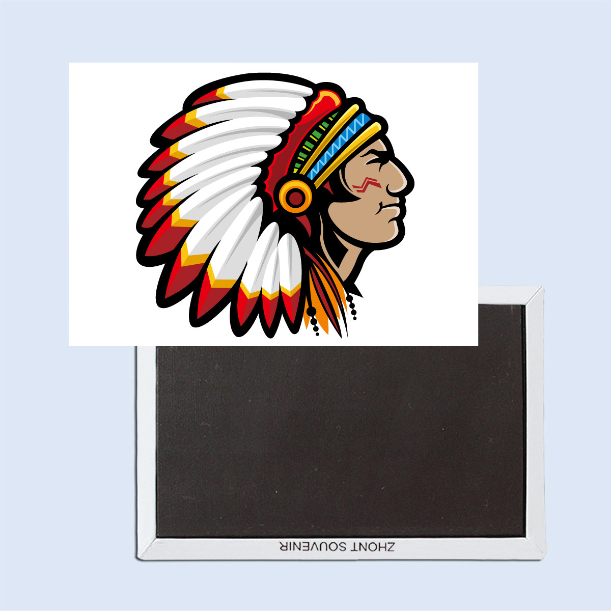 卡通美洲印第安人 卡通形象 磁性冰箱贴 创意品5658个性创意装饰