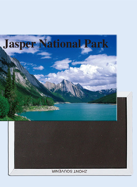 卡通加拿大 贾斯珀国家公园24446磁性冰箱贴个性创意