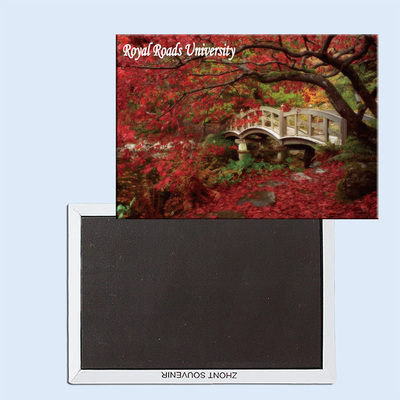 加拿大哥伦比亚 皇家道路大学日本园林 磁力冰箱贴旅游纪念24971