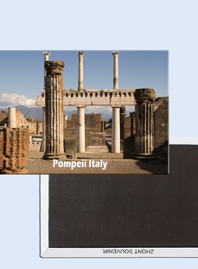 卡通意大利庞贝的神庙遗址 磁性冰箱贴 24319个性创意旅游礼品
