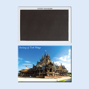 泰国 芭提雅真理寺美景 旅行磁性冰箱贴 送朋友同事 小磁铁22674