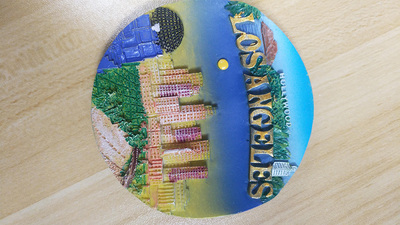 美国 洛杉矶 好莱坞 旅游立体磁贴 3D冰箱贴 精美手绘 创意风景集