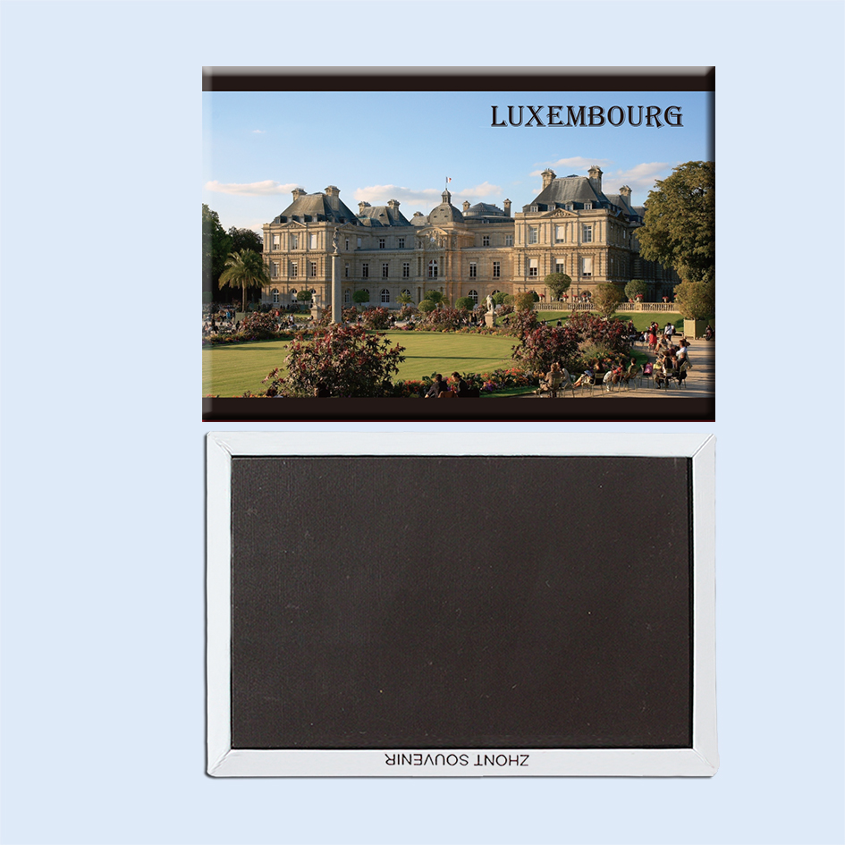 卡通卢森堡 豪华花园雕塑宫殿 磁性冰箱贴  磁贴 22884个性创意