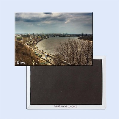 欧洲冰箱贴 乌克兰基辅河景创意磁贴 旅行纪念家居磁铁21124