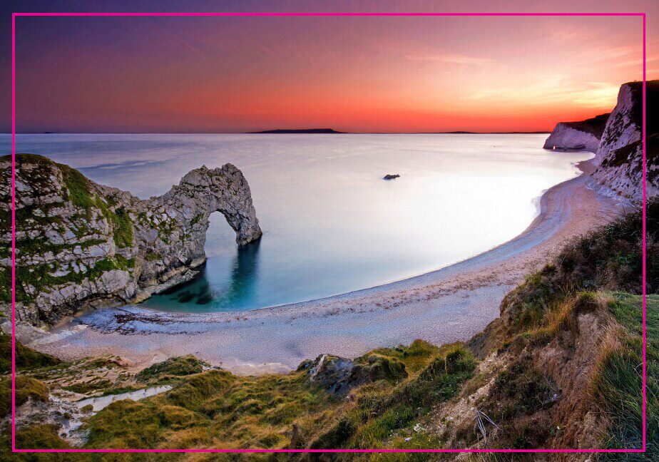 英国 英吉利海峡 侏罗纪海岸 杜德尔门 纪念冰箱贴5630