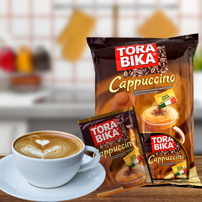 卡布奇诺咖啡俄罗斯速溶