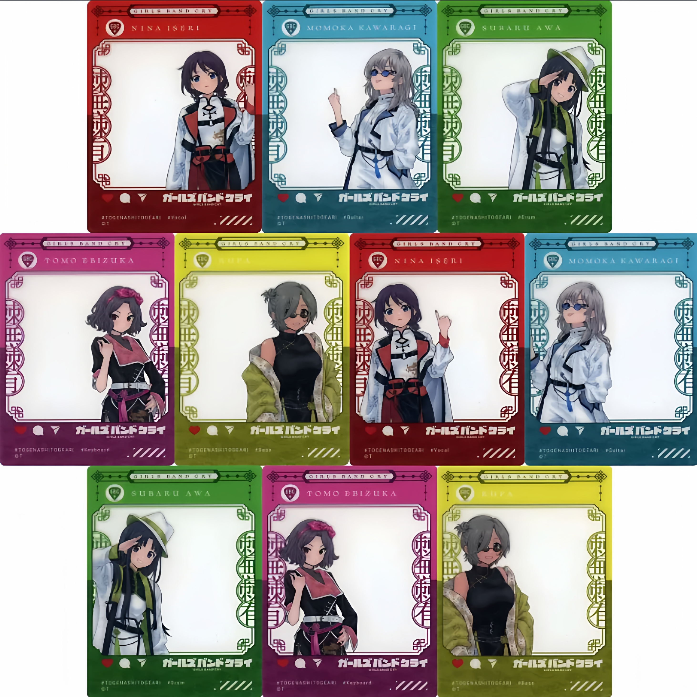 GIRLSBANDCRY黑白战袍透卡