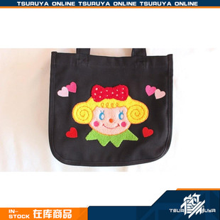 【鹤屋】curly collection 卷发女孩 大刺绣手提袋 现货