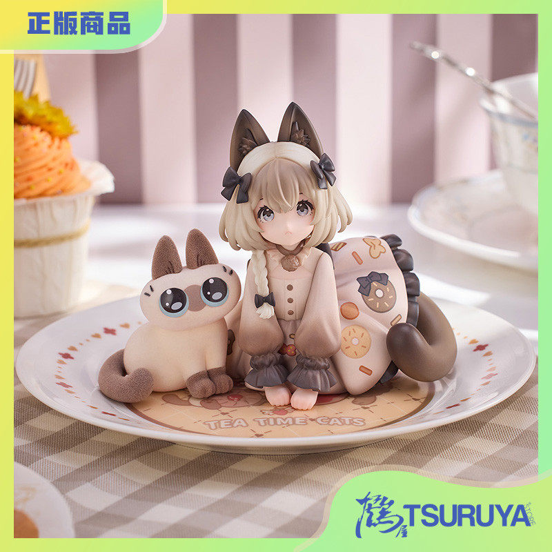 RIBOSE核糖暹罗猫小豆泥联名手办