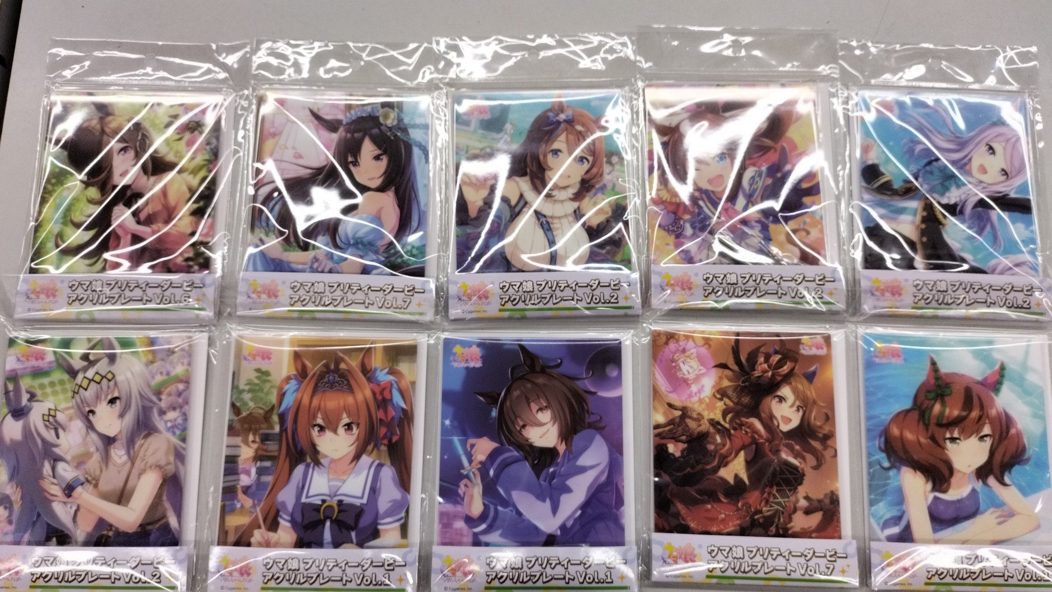 SOL赛马娘卡面绘展示立板