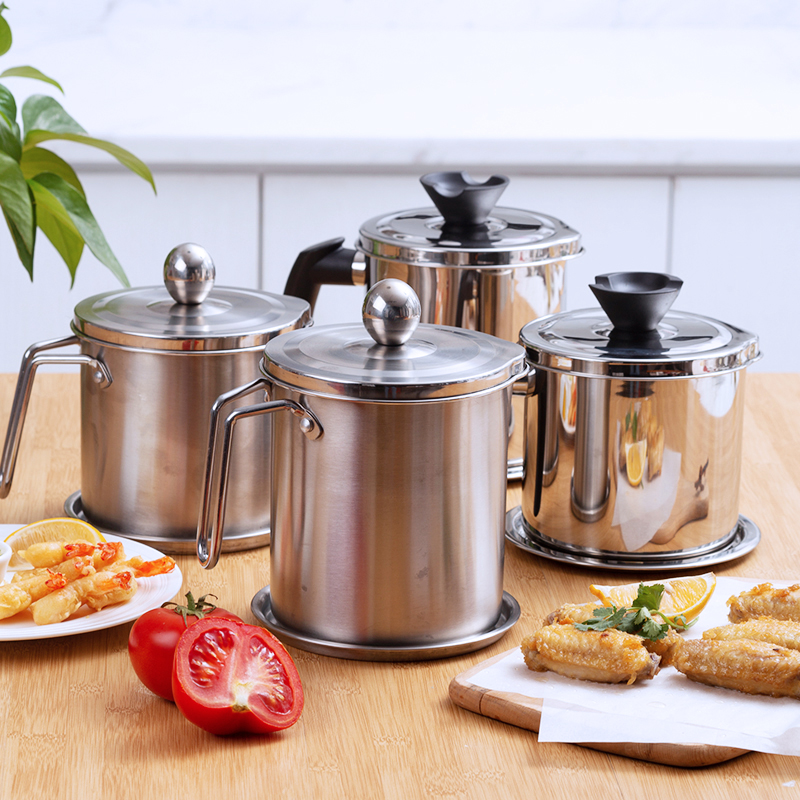 魔幻厨房不锈钢大容量带盖油壶