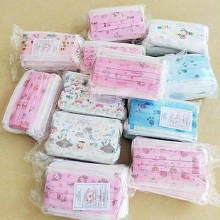 春夏透气宝儿童口学罩一次性立体三层防护婴儿小宝03岁孩生