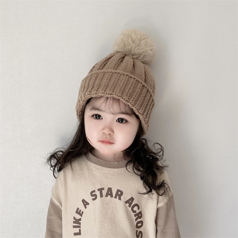 纯棉毛线帽双层夹棉保暖厚实