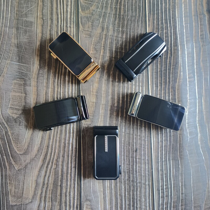 고급 아연 합금 SHILAIRUN 3.5CM 와이드 바디 자동 버클 남성용 비즈니스 바지 벨트 버클 별도 판매