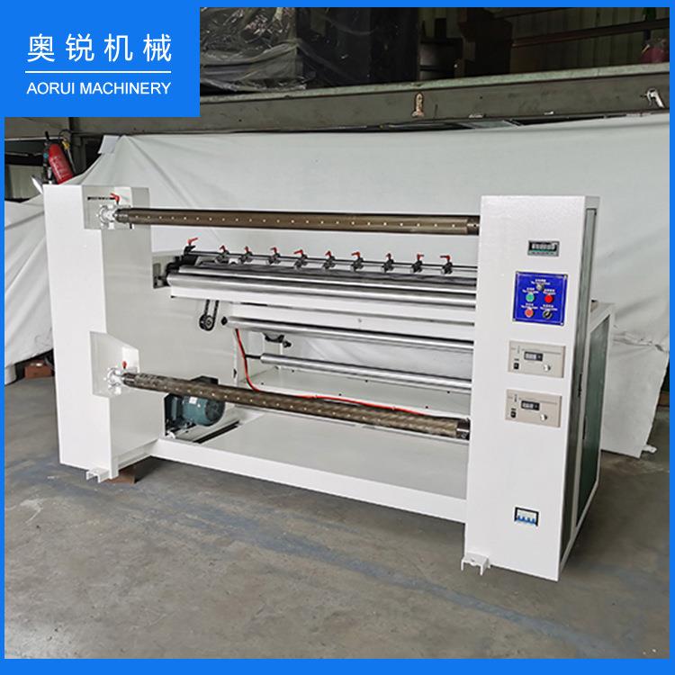 浙江厂家无纺布分切复卷机简易PE薄膜不干胶纸张数控分条机
