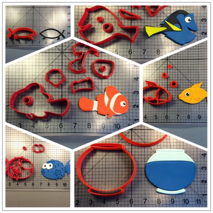 鱼 动物卡通馒头模具 面食花样 家用蒸加深 宝宝辅食 创意烘焙