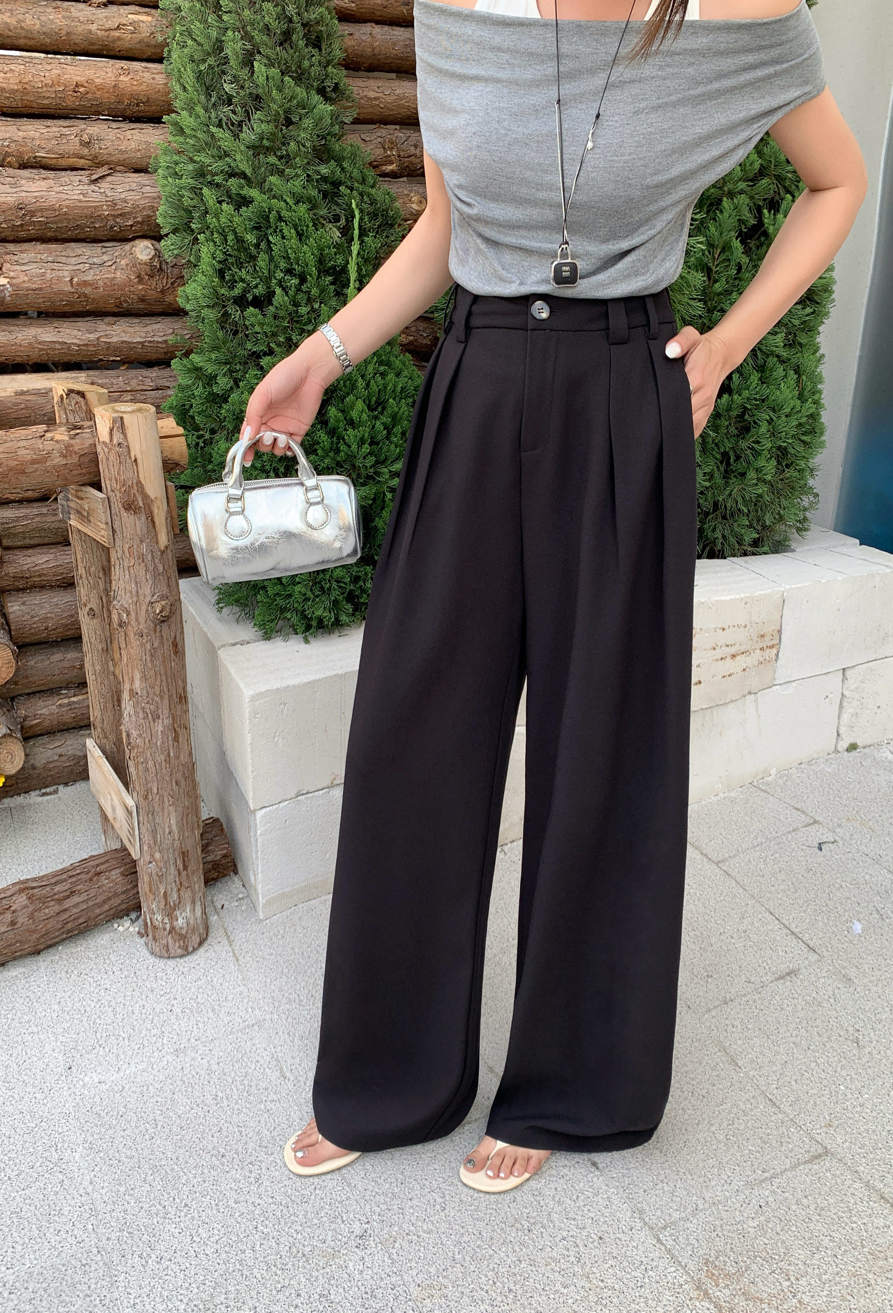 2026夏款新款高腰显瘦直筒裤女宽松休闲百搭棉麻高级感阔腿裤女