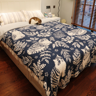 李喜猫LIXIMAO原创猫咪轻奢车载午休送礼双面绒抱枕毯毛毯沙发毯