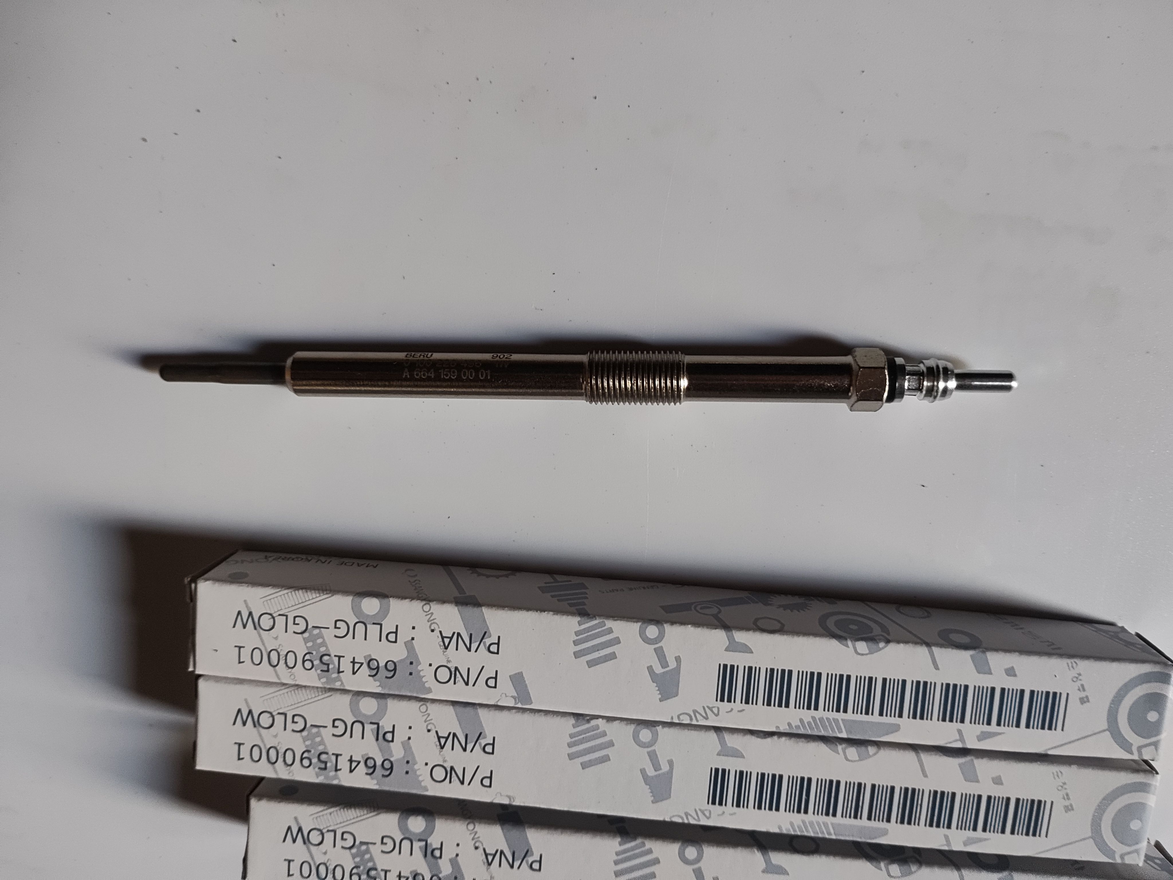 韩国双龙爱腾ACTYON预热塞