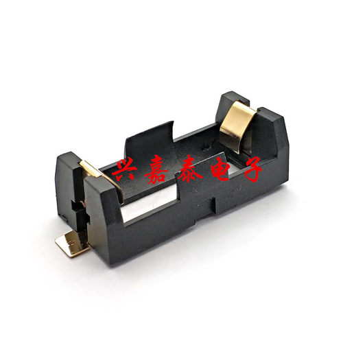 单节18350电池盒电池座贴片镀金