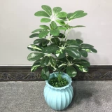 12 -Главные зеленая утка копыта деревянная осенняя утка копыта деревянная ручка ручки пары симуляционного цветочного свадебного растения Стена зеленые растения украшают поддельные цветы