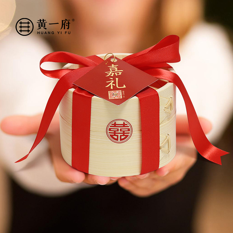 黄一府竹制小蒸笼家用礼盒