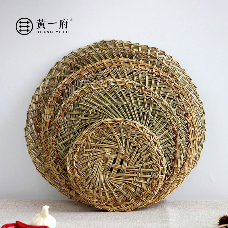 黄一府蒸笼草垫圆形家用包子