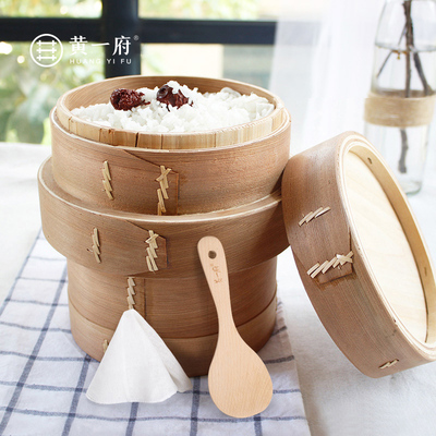 黄一府蒸饭木桶手工家用饭甑木甑子过年农村蒸饭老式商用杉木木桶