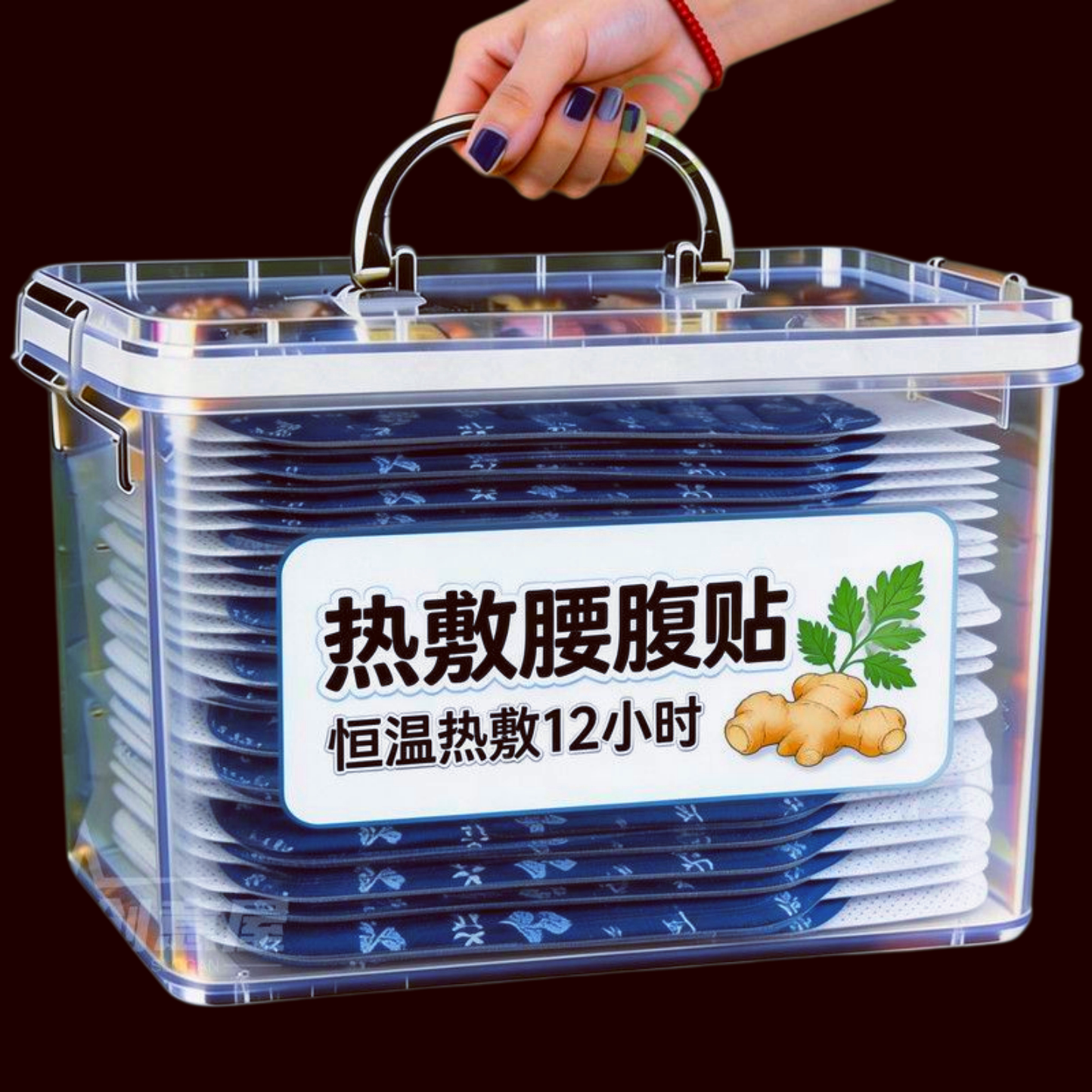 自发热护腰带暖宫贴暖腰贴暖腹贴大姨妈肚子疼艾草蒸汽热敷暖肚子