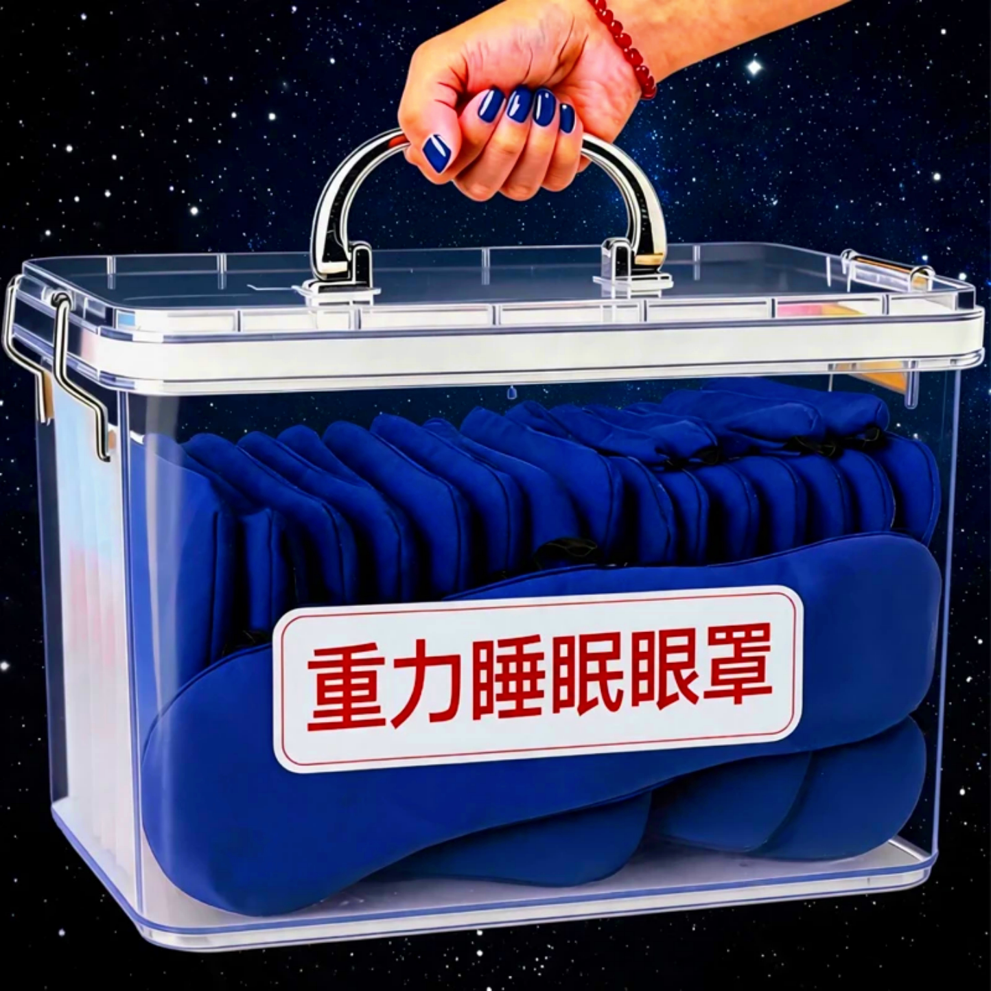 重力眼罩午休睡眠眼罩遮光睡觉神器女士缓解专用瑜伽装备眼枕眼罩