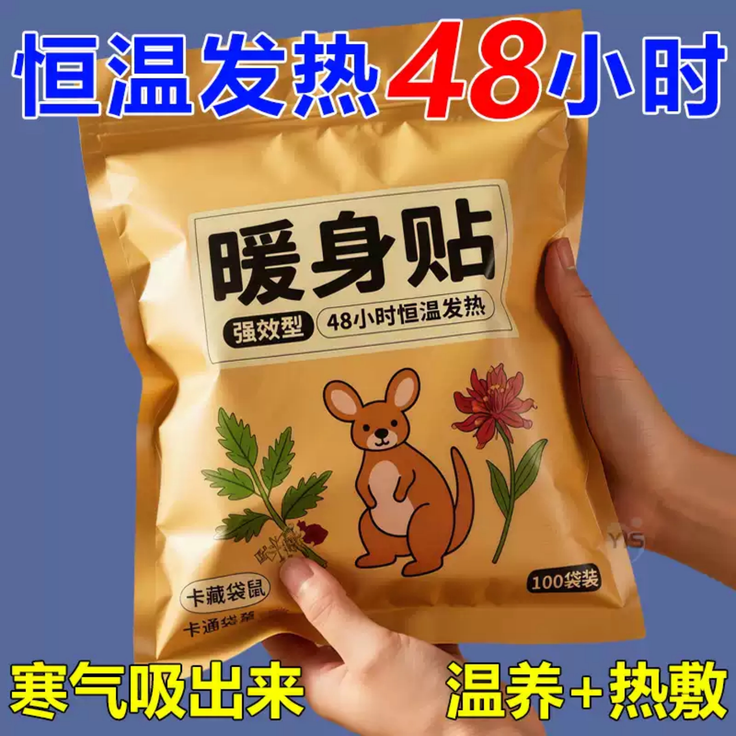 暖身贴48小时恒温发热暖宝宝冬季保暖驱寒全身温养热敷贴6-8小时