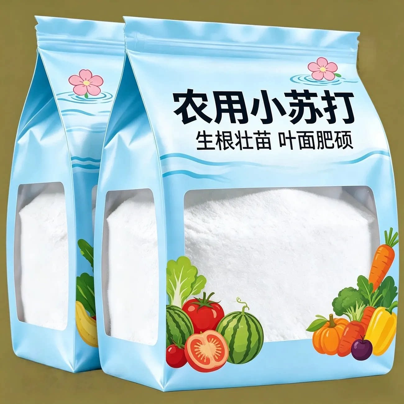 农用小苏打生根壮苗叶面肥硕瓜果蔬菜专用肥园艺用品花卉颗粒种植