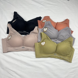 今尚巧825舒适聚拢无钢圈调整型收副乳柔软莫代尔B杯中厚内衣