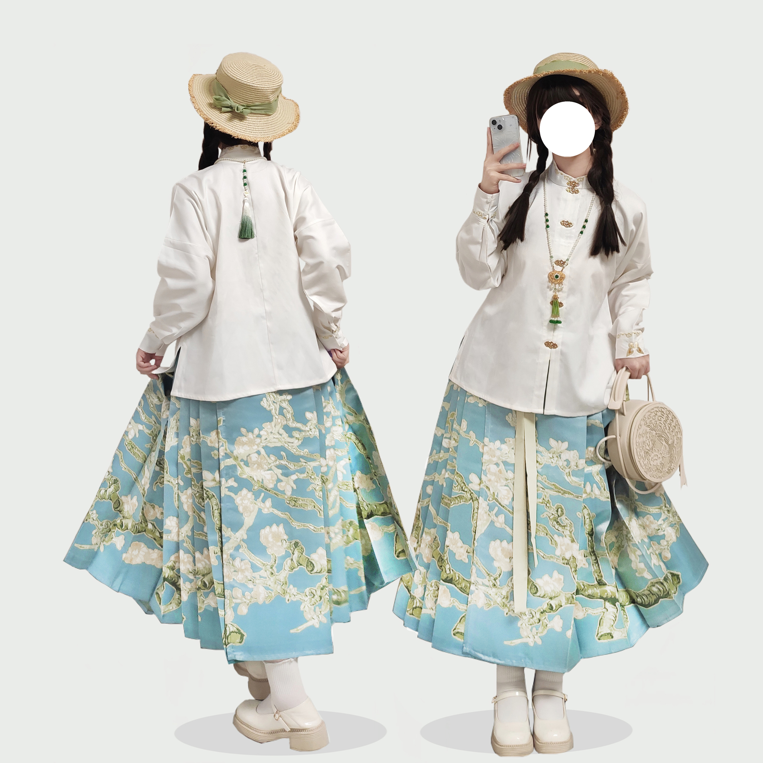 花朝记明制汉服重工织金妆花袄裙