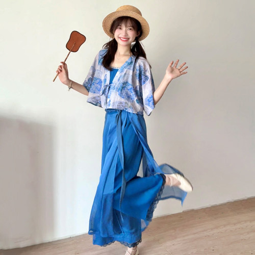 唐制汉服改良宋裤休闲日常