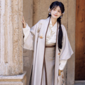 花朝记｜栗秋｜宋制汉服仿长干寺背心飞机袖 对襟衫 旋裙两片裙日常