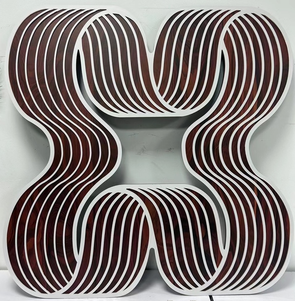 现代客厅挂画样板间售楼处装饰画定制餐厅立体雕刻别墅豪宅软装图片