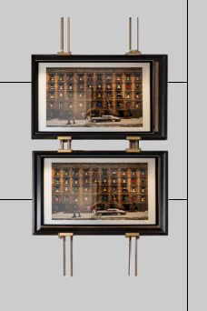 不锈钢金属立体装饰画定制酒店样板间会所别墅挂画定制现代轻奢风图片