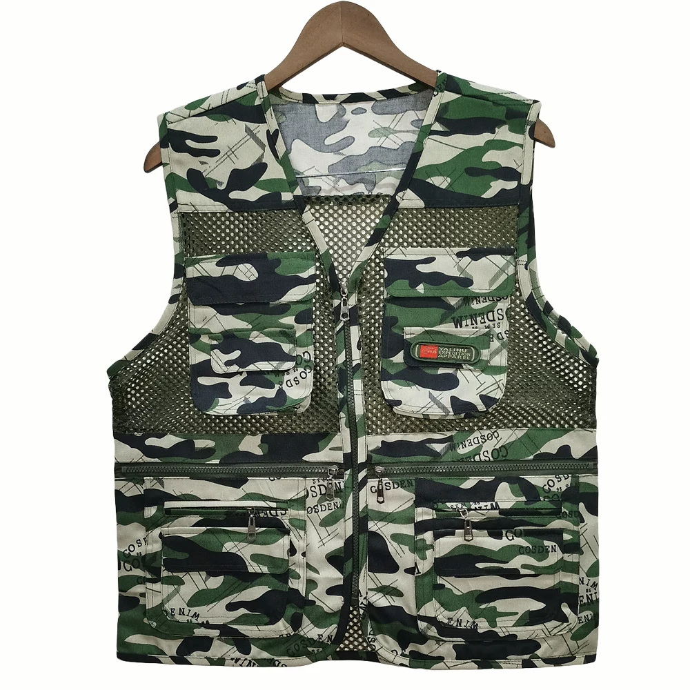 Summer breathable thin vest, for middle age, oversize