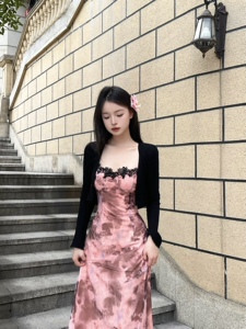 小坎肩冰丝针织防晒开衫女薄款披肩春夏配吊带裙外搭上衣罩衫