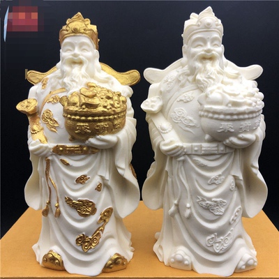 财神爷硅胶模具 招财家居摆件水泥石膏树脂滴胶蜡烛手工艺品模具