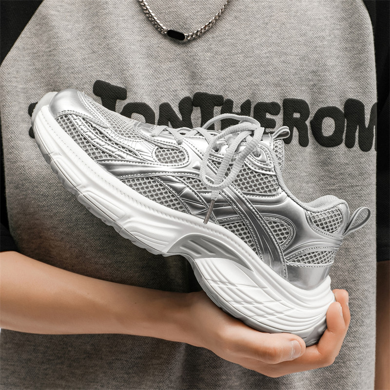 李一桐同款2026新款今年流行爆款小众设计国潮增高厚底老爹鞋男女