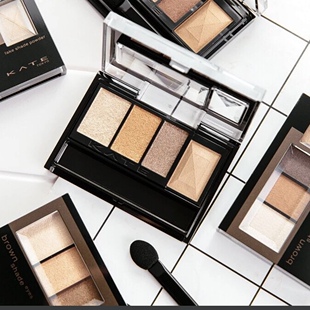 KATE骨干重塑眼影大地色系珠光哑光日常淡妆百搭初学者立体自然裸