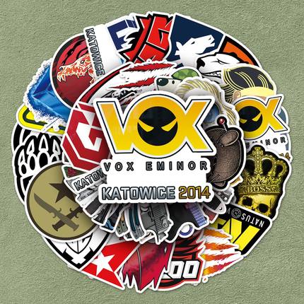 跨境52张csgo卡通个性创意涂鸦防水装饰行李箱笔记本电脑游戏贴纸